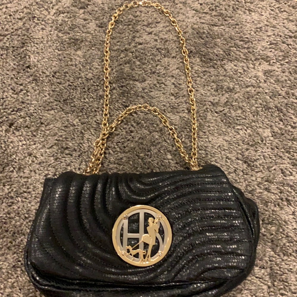 Henri Bendel Black small leather  purse